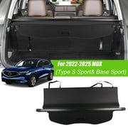 Fit 2022-2024 MDX Retractable Cargo Cover for 2022 2023 2024 MDX SUV Accessory Rear Trunk Privacy Shield Shade, Black