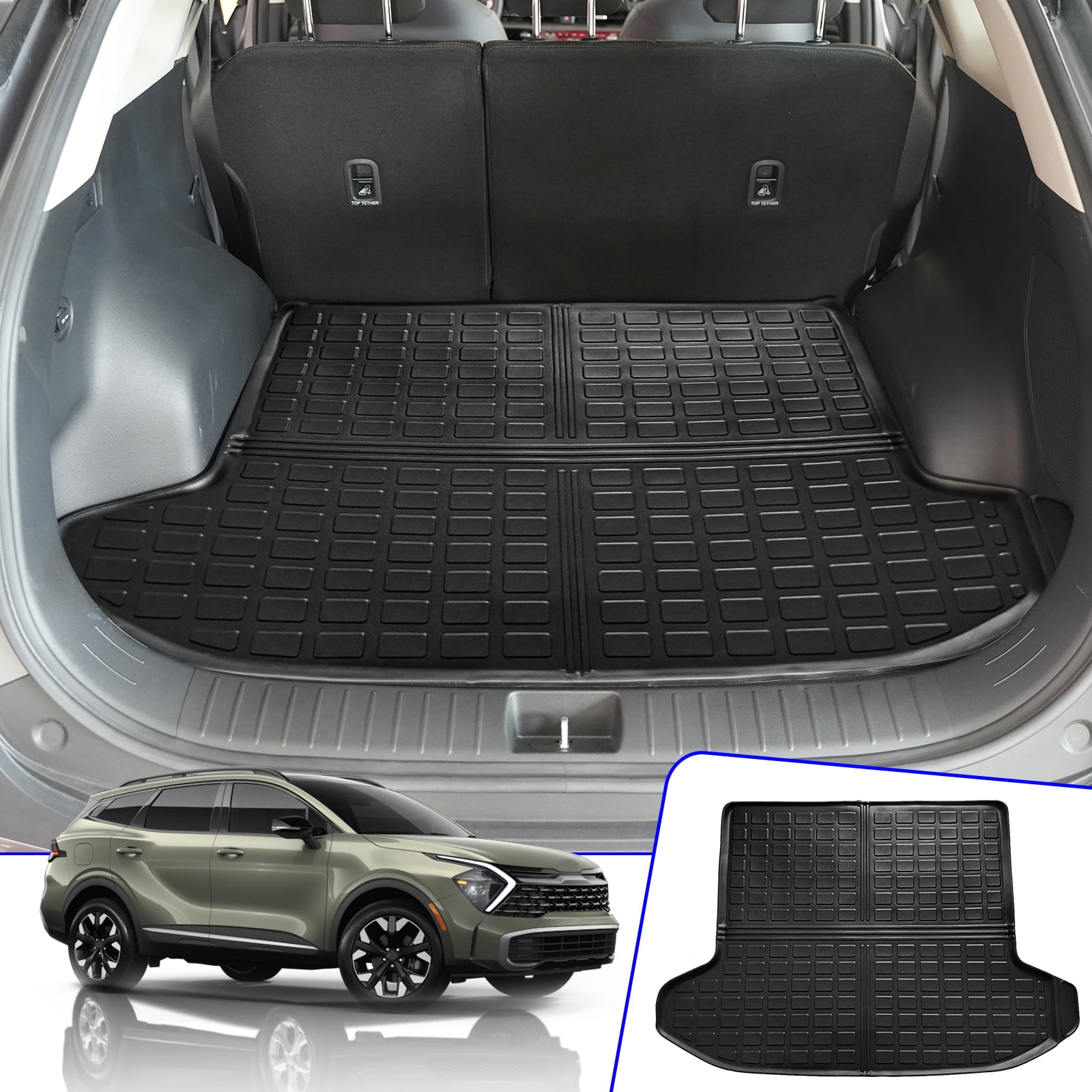 Fit 2023 2024 Kia Sportage Cargo Liner Trunk Mat TPE Trunk Liner
