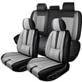 thumbnail image 1 of Fit for ACURA RDX 2025 Seat Cover, Gray and Black Car Seat Covers, Premium Leather 5 Piece Full Set With Lumbar Support Beautify Interior, Airbag-Compatible, 1 of 7