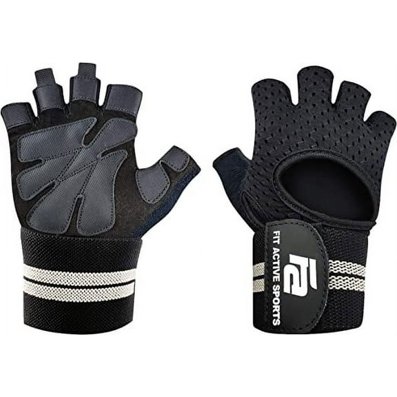 Fit Active Sports 2.0 New Ventilated Gloves with Wrist Wraps