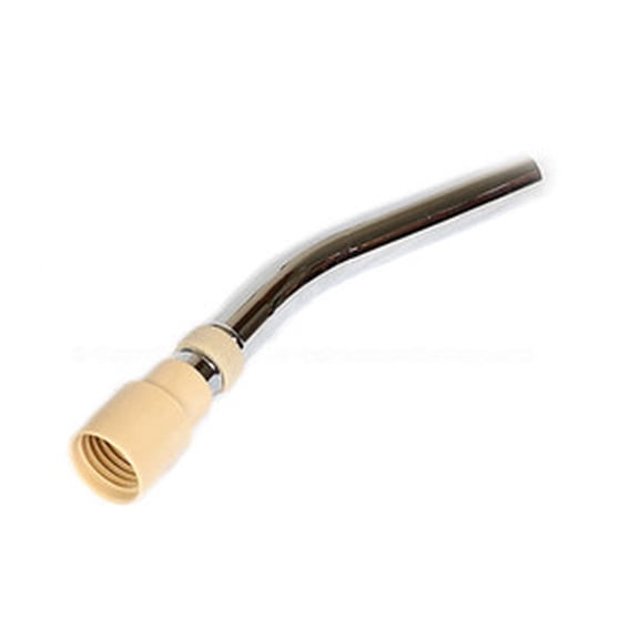 Fit All 1.25" Metal Vacuum Cleaner Button Lock Hose Handle w/ Bleeder Beige Vac
