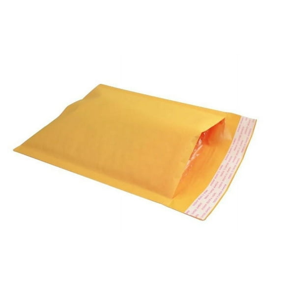 Fit All Lightweight Self-Seal Bubble Padded Mailers, 4"x7", White, 12 Pack