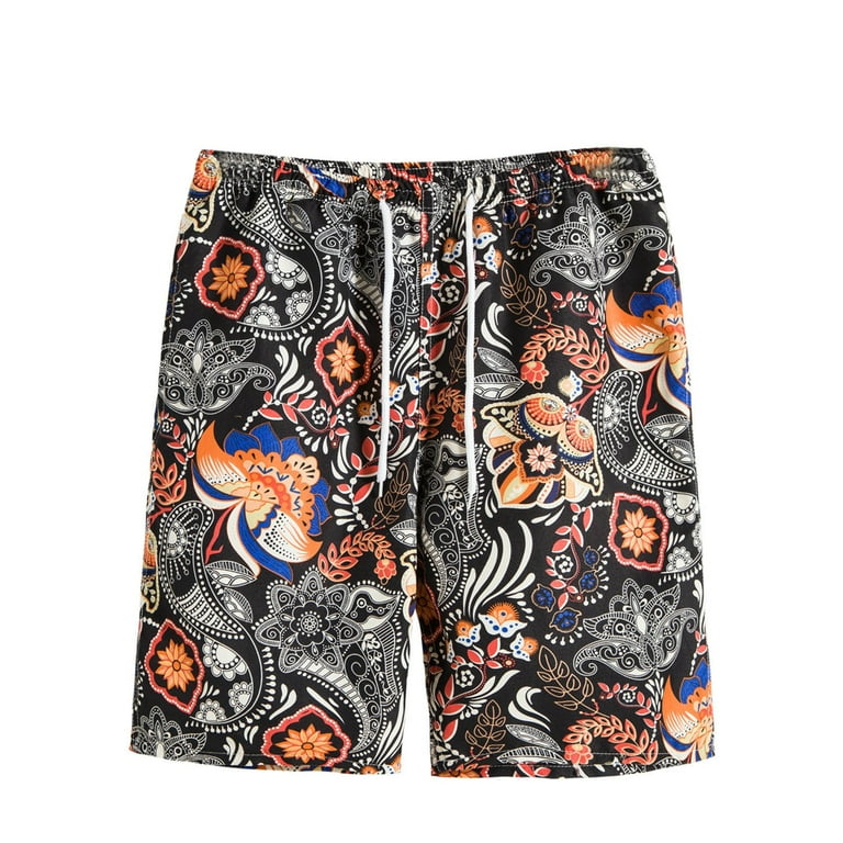 Fit Apparel Basket Ball Shorts Men Casual Summer Printed Drawstring Mid Waist Shorts With Pocket House Sock House Gift Walmart