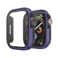 thumbnail image 1 of Fit for Apple Watch Series 10 42mm Case Bumper with Screen Protector, [Matte Metal Aluminum Bezel][Soft TPU Bumper] Anti-Scratch & Military-Grade Cover for iWatch Series 10 42mm,Purple, 1 of 10
