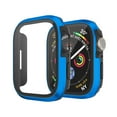 thumbnail image 1 of Fit for Apple Watch Series 6/5/4/SE 44mm Case Bumper with Screen Protector, [Matte Metal Aluminum Bezel][Soft TPU Bumper] Anti-Scratch & Military-Grade Cover for iWatch Series 6/5/4/SE 44mm,Blue, 1 of 10