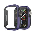 thumbnail image 1 of Fit for Apple Watch Series 9/8/7 45mm Case Bumper with Screen Protector, [Matte Metal Aluminum Bezel][Soft TPU Bumper] Anti-Scratch & Military-Grade Cover for iWatch Series 9/8/7 45mm,Purple, 1 of 10