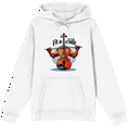 thumbnail image 1 of Fit As A Fiddle Violin Humor Adult White Long Sleeve Hoodie-XXL, 1 of 3
