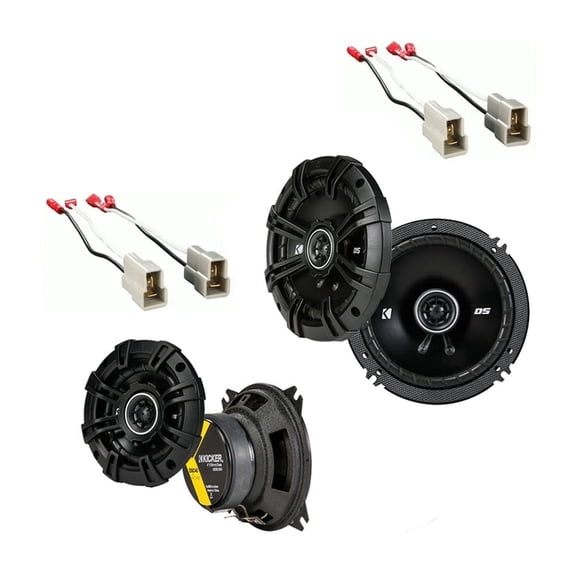 Fits Audi 5000 Series 1980-1985 Factory Speaker Upgrade Kicker DSC4 DSC65 Package