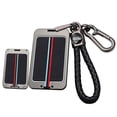 thumbnail image 1 of Key Fob Cover Compatible with Fit for BMW 5 Series 535LE 530LI New 3 Series X7 IX3 8 Series X5 Digital Key Card Case Metal Frame Silicone Remote Keychain Case Holder Protector, 1 of 8