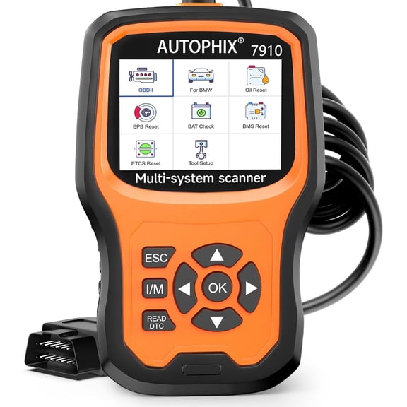 Fit for BMW Scanner, Full System Diagnostic Scan Tool with All Reset Services Battery Registration Tool for BMW MINI Rolls-Royce OBD2 Scanner, Upgraded CBS Correct Oil EPB CAS Reset