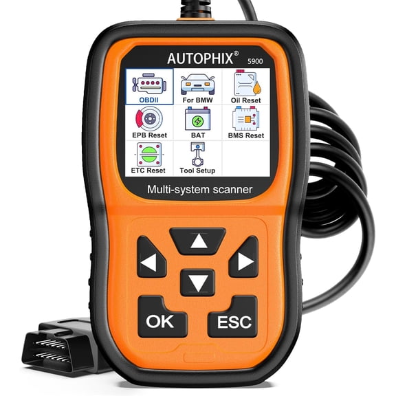 Fit for BMW Scanner, All System Diagnostic Scan Tool with Battery Registration Tool for BMW MINI Rolls-Royce Diagnostic Code Reader, Advanced Oil CBS EPB Reset Throttle Matching