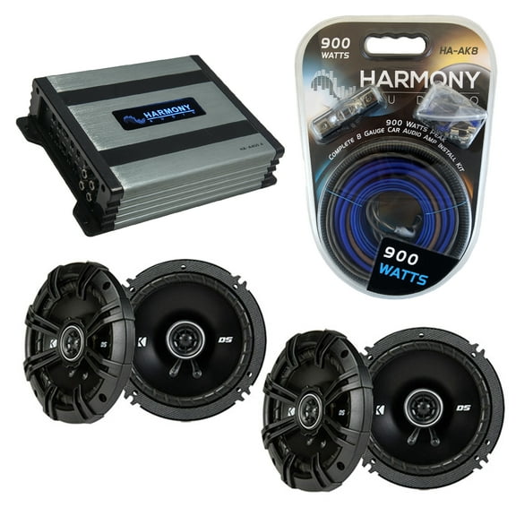 Fit BMW X5 2000-2013 Factory Speaker Replacement Kicker (2)DSC65 HA-A400.4lifier