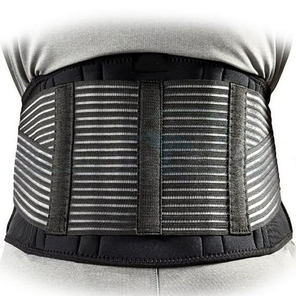 Fit Back Brace Compression Adjustable Lower Lumbar Support Belt S/M L/XL