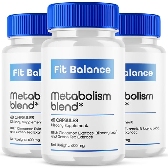 Fit Balance Advanced Formula Pills Supporting Energy and Healthy Lifestyle FitBalance 180 Capsules