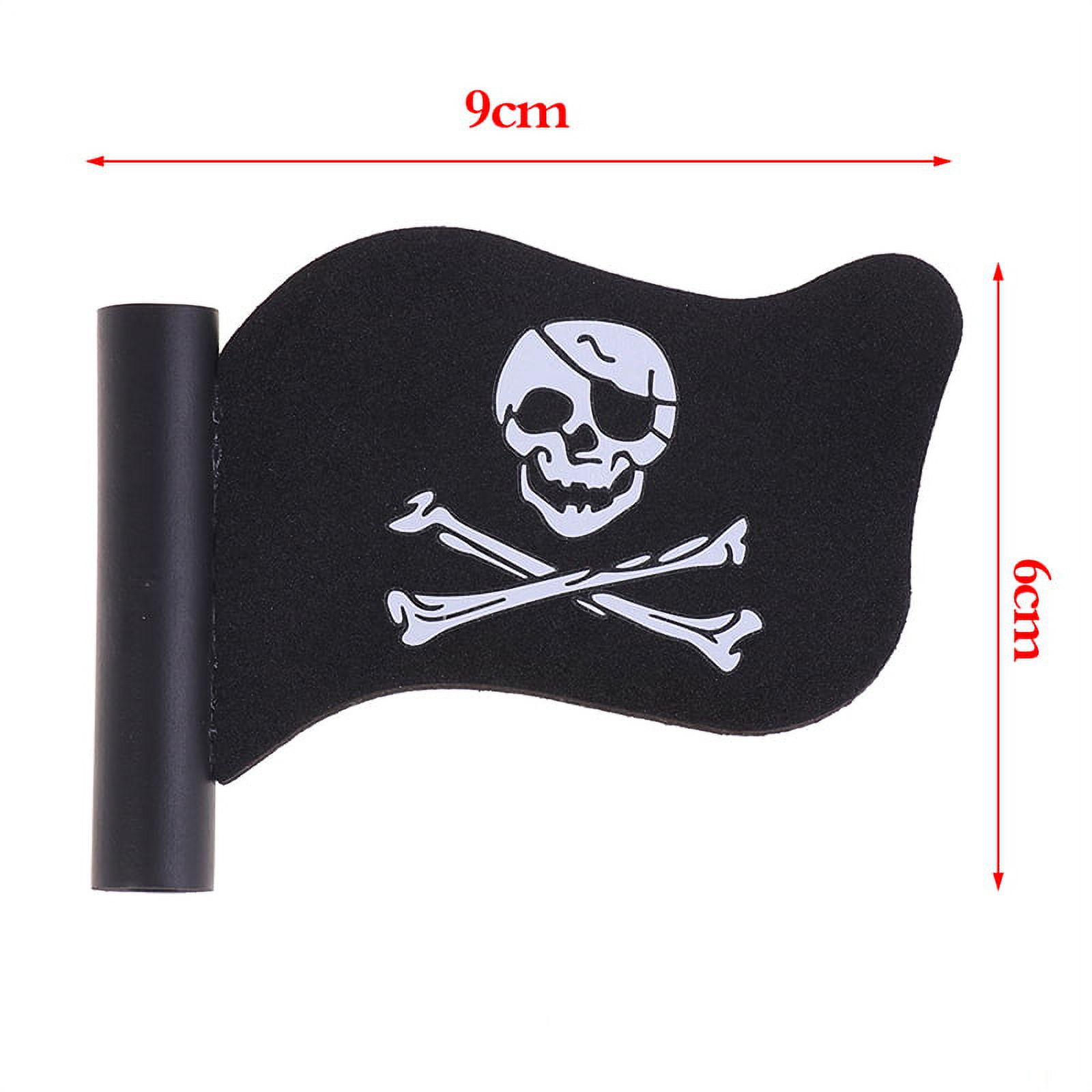 Fit Car Antenna Ball Black Jolly Pirate Flag Car Antenna Pen Topper Aerial Ball Decor Auto