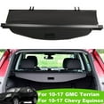 thumbnail image 1 of Fit Chevrolet Equinox GMC Terrain 2010 2011 2012 2013 2014 2015 2016 2017 Cargo Cover  for Chevy Equinox GMC Terrain Suv 2010-2017 Accessory Black Retractable Rear Trunk Security Shield Shade Cover, 1 of 8