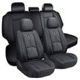 thumbnail image 1 of Fit for Chevrolet Trax 2026 Seat Cover, Black Car Seat Covers, Premium Leather 5 Piece Full Set Adjustable Split Rear Seat Beautify Interior, Pet Car Seat Covers, 1 of 9
