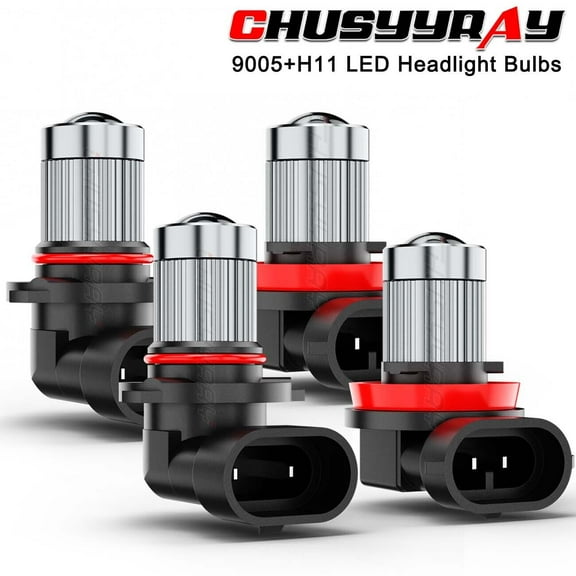 Fit Chevy Colorado Z71 ZR2 Crew Cab Pickup 2015-2021 LED Headlight Hi/Low Bulbs