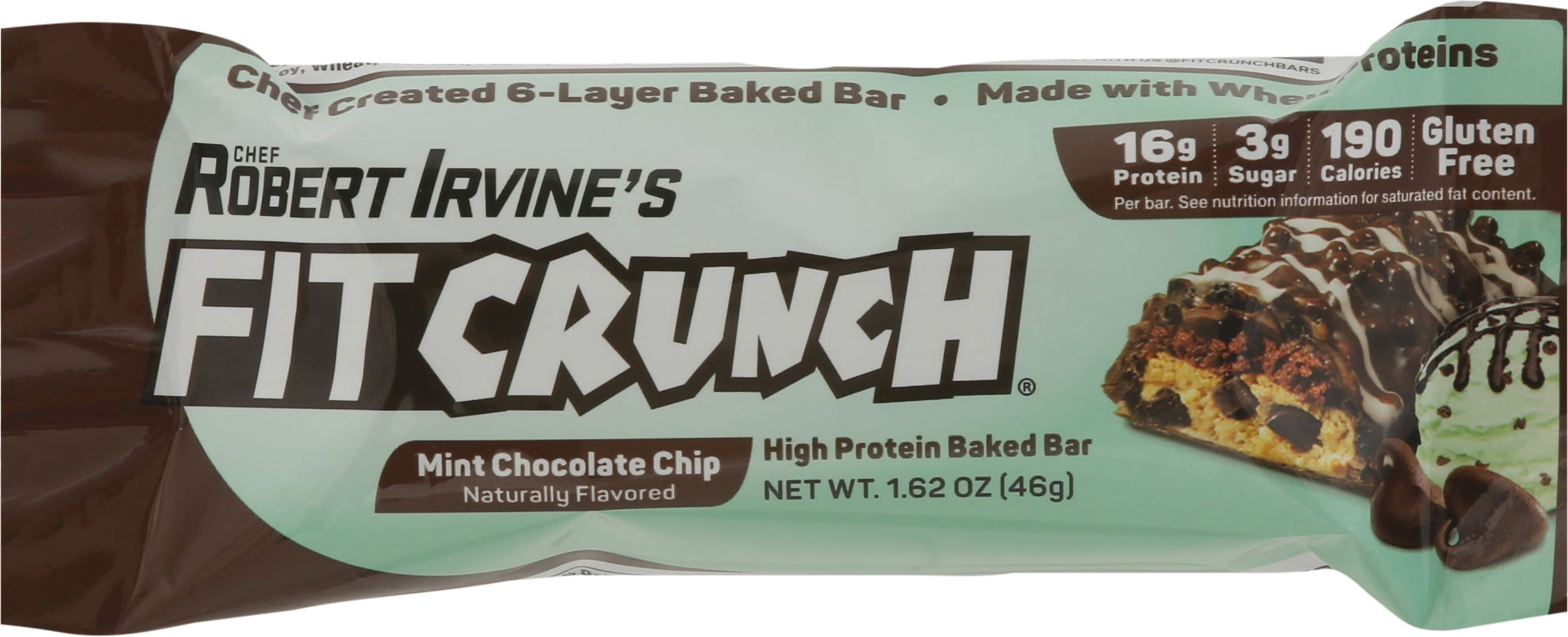 Fit Crunch Mint Chocolate Chip High Protein Baked Bar, 1.62oz, 1ct