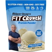 Fit Crunch Protein Powder, Vanilla Milkshake, 25g Protein, 18 Servings