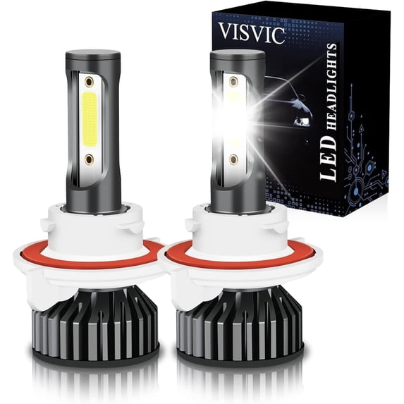 Fit For FORD TRANSIT CONNECT (2010-2013) LED Headlight Bulb, H13/9008 High and Low Beam Super Bright LED Headlights Bulbs cabo, 6000K Cool White, Pack of 2