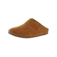 thumbnail image 1 of Fit Flop Women's Chrissie Shearling Tumbled Tan Suede Slipper - 6M, 1 of 3