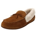 thumbnail image 1 of Fit Flop Women's Clara Tumbled Tan Suede Moccasins - 7M, 1 of 3