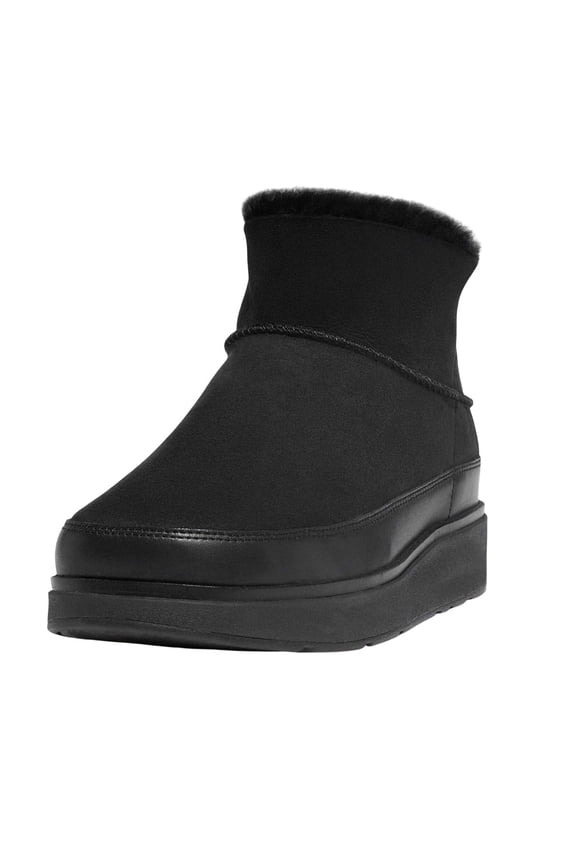 Fit Flop Womens Gen-FF Ultra Mini Doubleface Shearling Ankle Boots