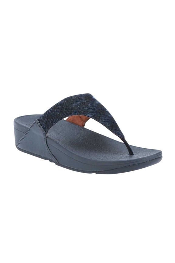 Fit Flop Womens Lulu Glitz Toe Post Sandals