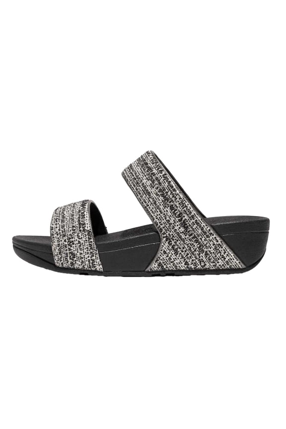 Fit Flop Womens Lulu Shimmer Weave Sliders