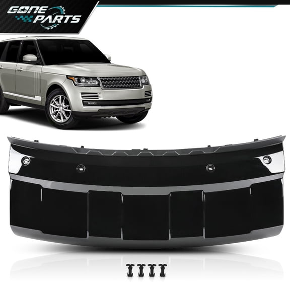 Fit For 13-17 Land Rover Range Rover Black Front Bumper Skid Plate Guard Cover