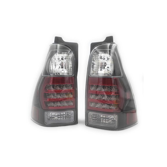 Fit For 2003 - 2009 4Runner JDM Black LED Tail Lights Performance Upgrade Pair Set