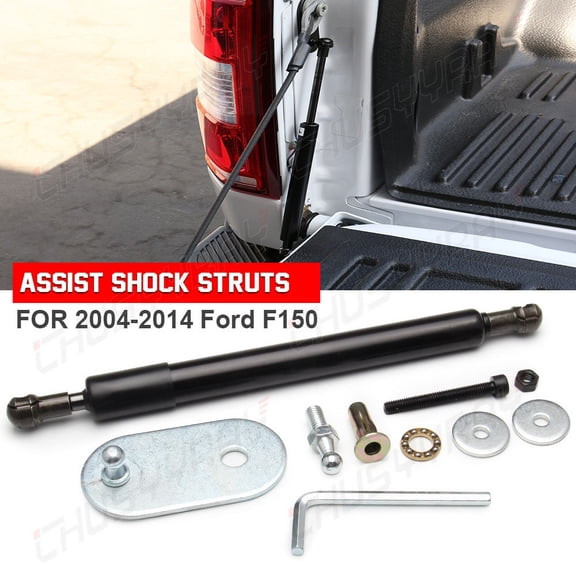 Fit For 2004-14 Ford F150 Tailgate Assist Shock Struts Bar Lift Support Black