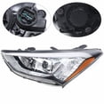thumbnail image 1 of Fit For 2013-2016 Hyundai Santa Fe Left Driver's Side Headlamp Halogen Headlight, 1 of 13