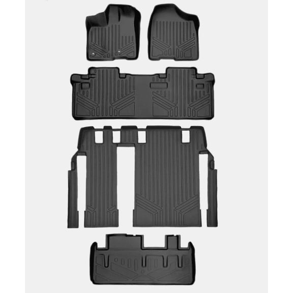 Fit For 2013-2020 Toyota Sienna Cargo Trunk Liner Custom Fit Floor Mats