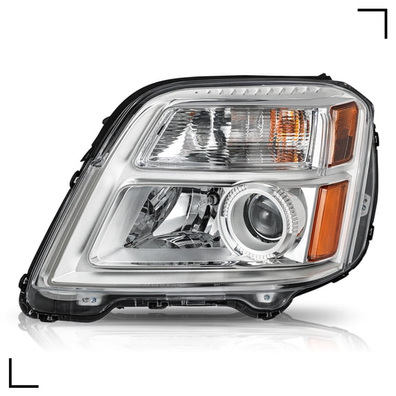 Fit For 2016 2017 GMC Terrain Chrome Halogen Driver Side Headlight Assembly 16-17