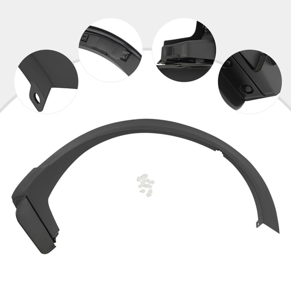Fit For 2016-2023 Mazda CX-9 Rear Left Fender, Fender TK4851W60F, Rear Left Fender Wheel Arch Molding