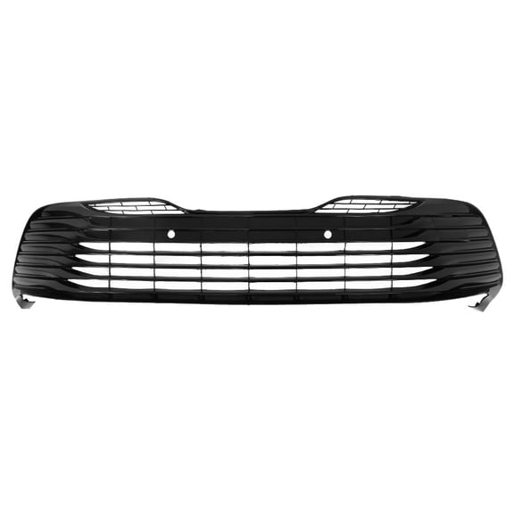 Fit For 2018-2020 Toyota Camry L/ LE /XLE Glossy Black Front Bumper Lower Grille