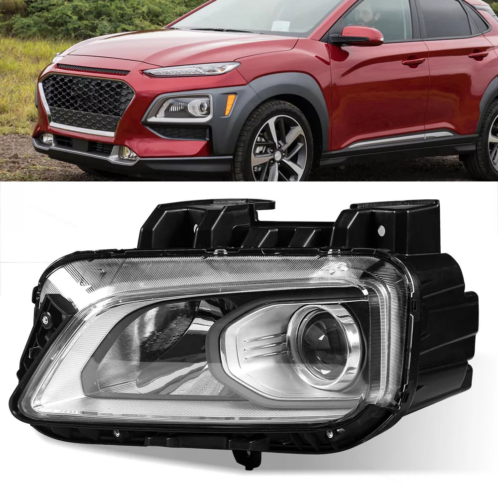 Fit For 2018-2021 Hyundai Kona Left Headlight Assembly Passenger Side ...