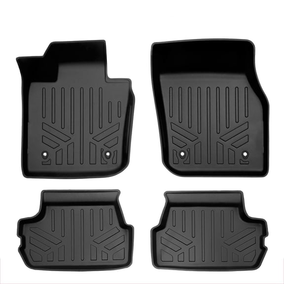 Fit For 2020-2025 Mini Cooper SE Custom Fit 2 Row Floor Mat Liner Set