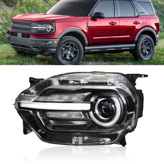 Fit For 2021 2022 2023 2024 Ford Bronco Sport Led Headlight Driver Left Side
