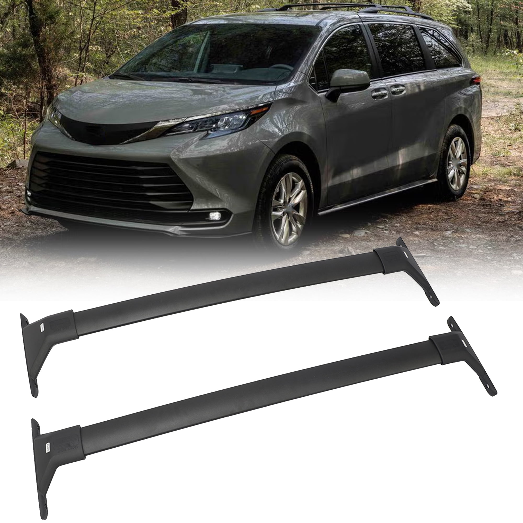 Fit For 2021-2024 Toyota Sienna Roof Rack Cross Bars Roof Rail Luggage ...