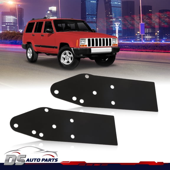 Fit For 84-01 Jeep Cherokee XJ MJ Front Bumper Reinforce Mount Brackets Iron