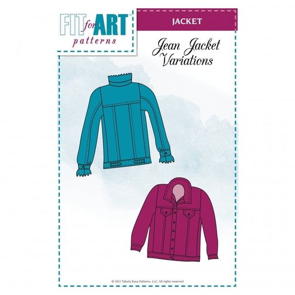Fit For Art Jean Jacket Variations for the Tabula Rasa Jacket Sewing Pattern