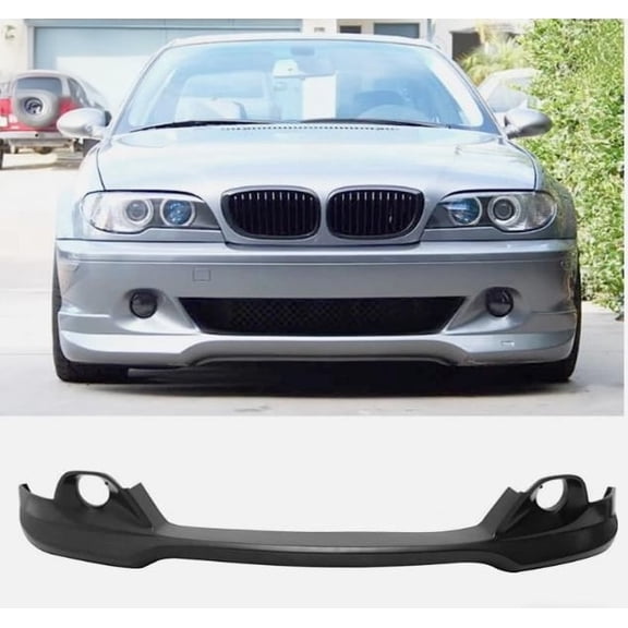 Front Bumper Lip Spoiler Fit For BMW E46 3-Series LCI Facelift AC Style 04-06