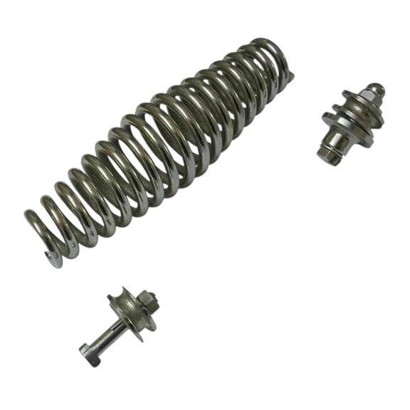 Fit For BSA M20 M21 Springer Girder Fork Spring Chrome With Top & Bottom Fitting Nuts