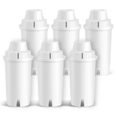 9-Pack Beaquicy Water Filter Cartridges – Fit Brita Classic OB21/OB03 Pitchers – 4-Stage Carbon Filter