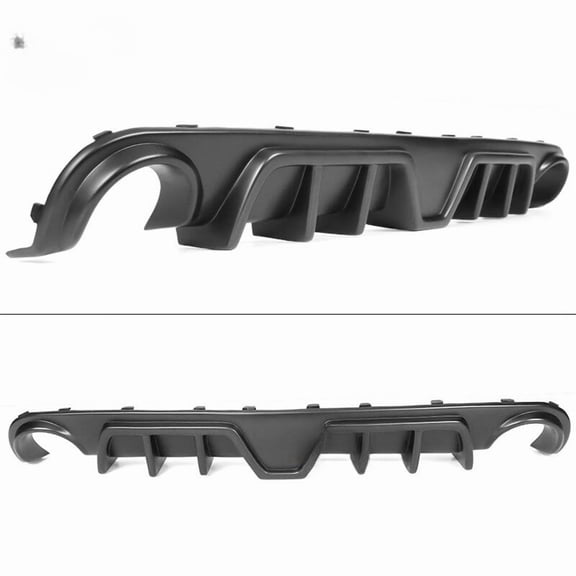 Fit For Chrysler 300 SRT8 12-14 Rear Bumper Lip Diffuser Valance Matte Black