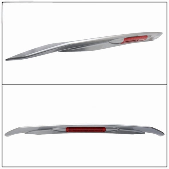 Fit For Civic Sedan RS Si 16-21 Trunk Spoiler Painted #NH830M Lunar Silver Metallic