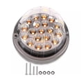 thumbnail image 1 of Fit For Clear Amber Lens Watermelon（19LED) Turn Signal Light Universal, 1 of 5